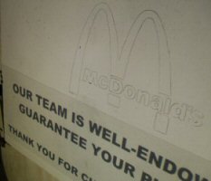 McDonald's Sign Prank