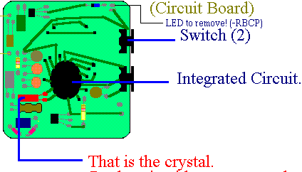 diagram of a tone dialer circuit board